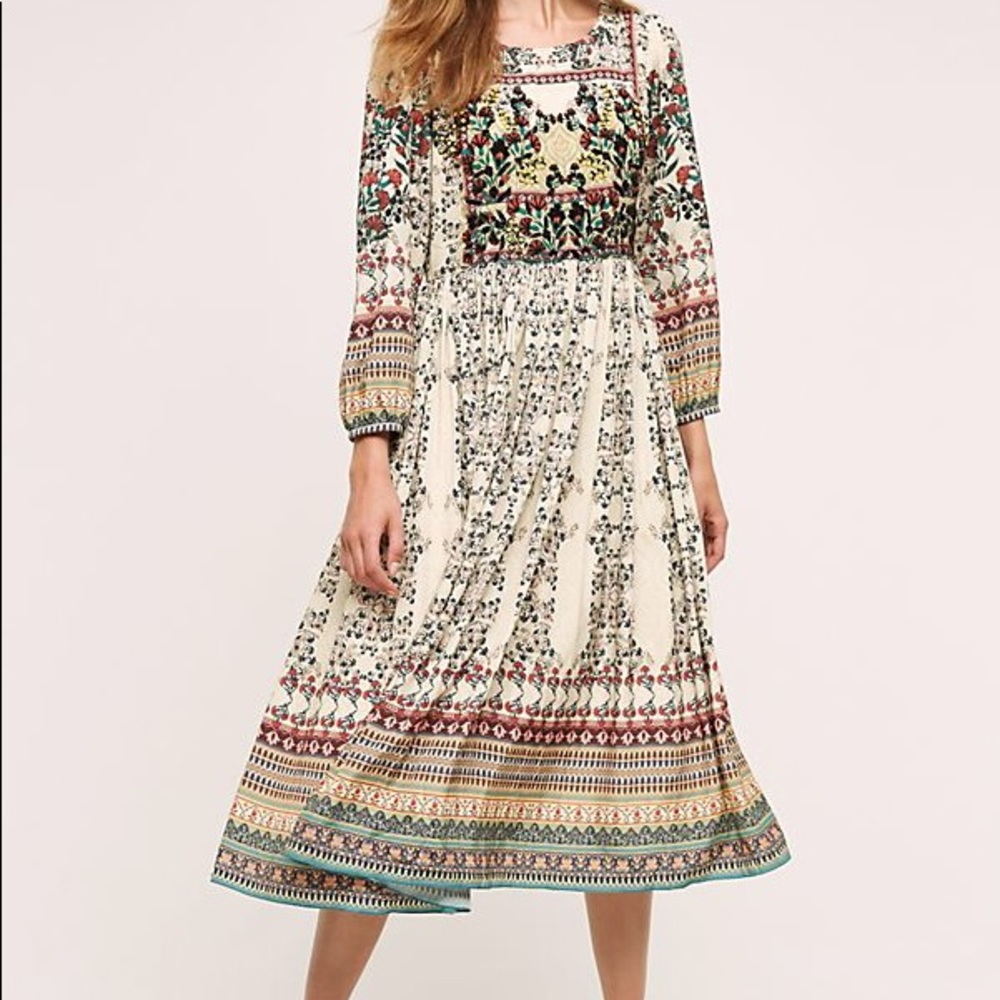 Anthropologie Bhanuni beaded mini dress